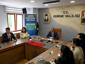 Edirne'de Uzunköprü Atatürk OSB için ilk imzalar atıldı
